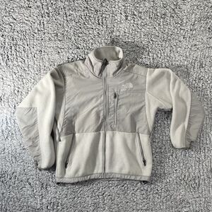 THE NORTH FACE x Women's Denali Fleece Jacket Polartec Gray/White Size Small